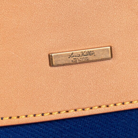 Louis Vuitton Staples Edition DNA Denim Cobalt Blue Jacket - Picture 12 of 15